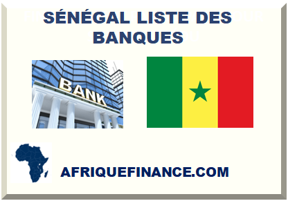 SÉNÉGAL LISTE DES BANQUES 2025
